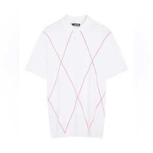 J. Lindeberg Luke knitted argyle golf polo.